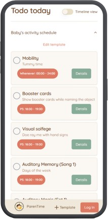 App activity list